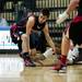 Huron sophomore Brian Walker eyes down a loose ball in the game against Pickney on Monday March 4. Daniel Brenner I AnnArbor.com